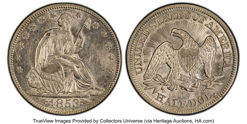 1853 50c Arrows & Rays MS thumbnail 8