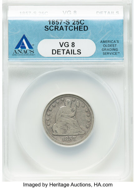 1857-S 25c MS thumbnail 4