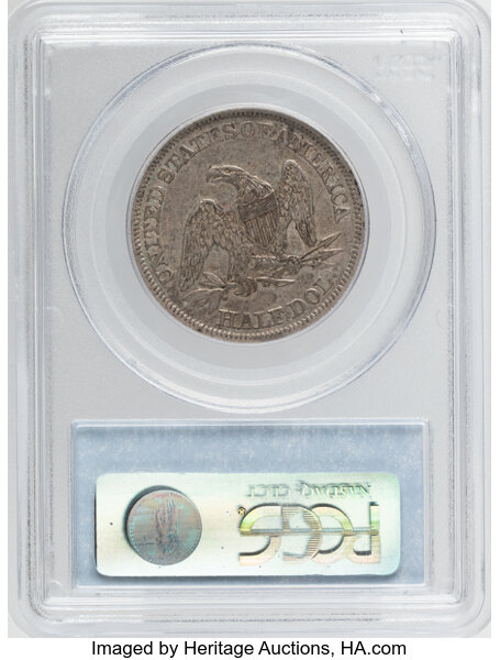 1842 50c Medium Date G6 thumbnail 25