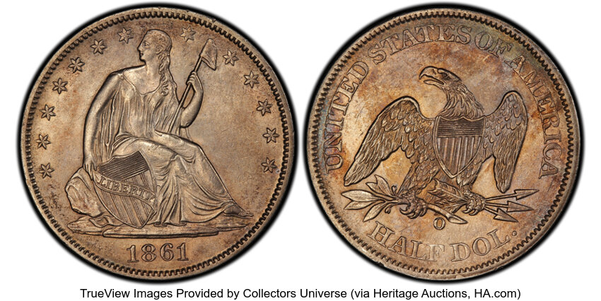 1861-O 50c Louisiana Issue, W-07 MS thumbnail 2