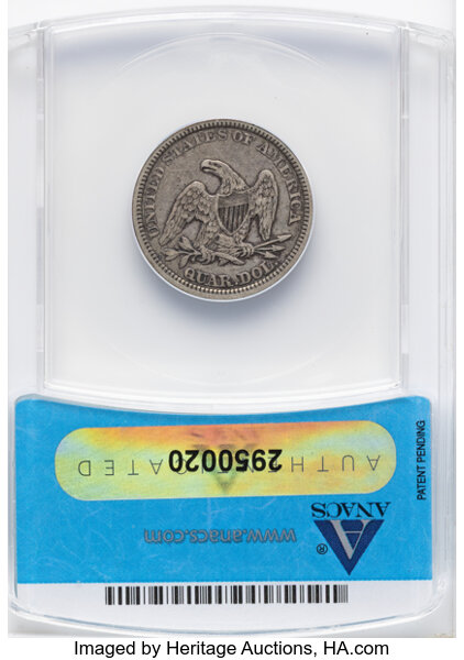 1861 25c XF40 thumbnail 2