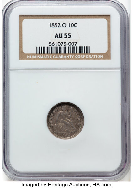 1852-O 10c MS thumbnail 4