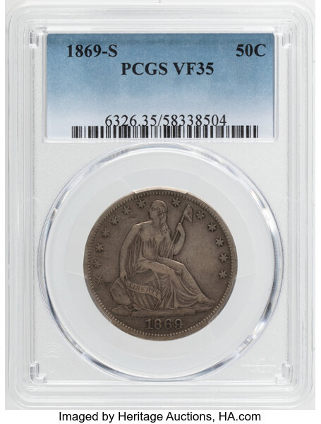1869-S 50c MS thumbnail 4