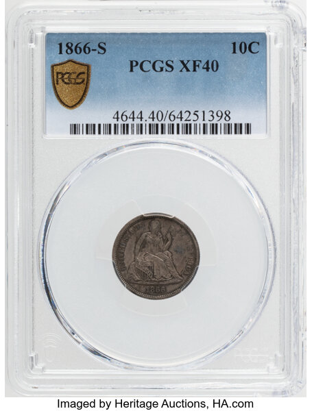 1866-S 10c FS-102 MS thumbnail 20