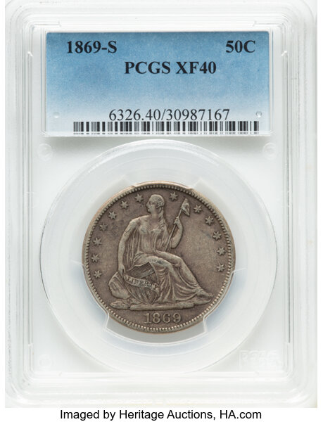 1869-S 50c MS thumbnail 2