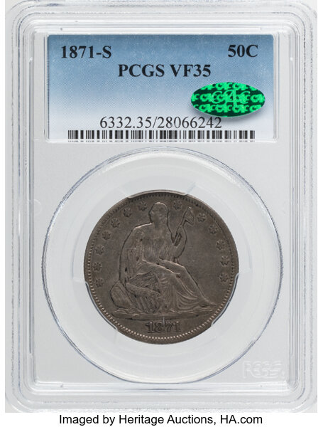 1871-S 50c MS thumbnail 3