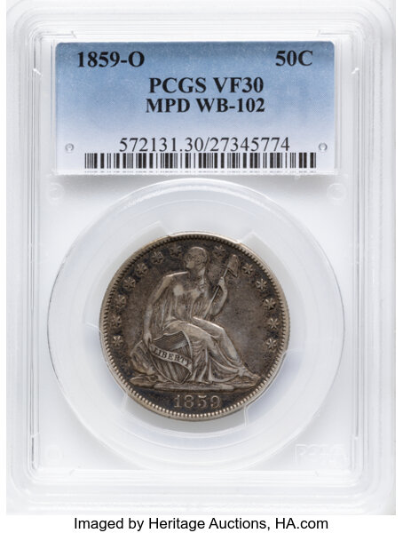 1859-O 50c MS thumbnail 4