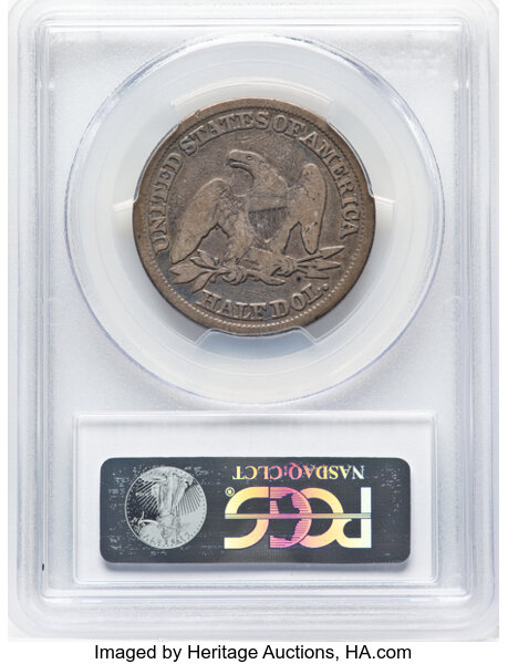 1846 50c Tall Date F12 thumbnail 6