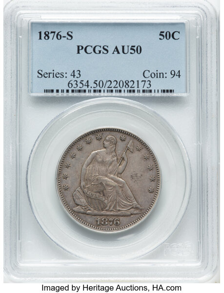 1876-S 50c MS thumbnail 3