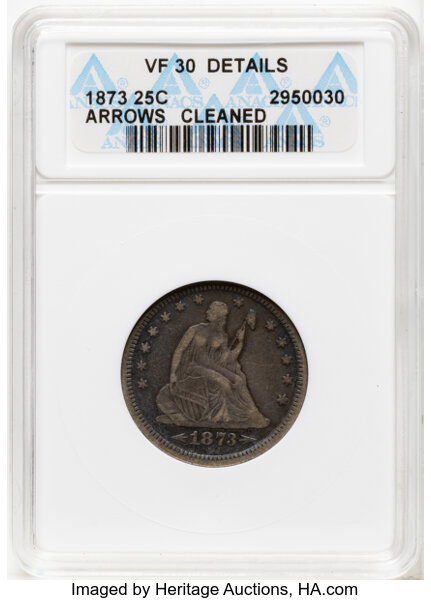 1873 25c Arrows MS thumbnail 3
