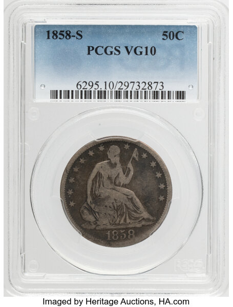 1858-S 50c MS thumbnail 4