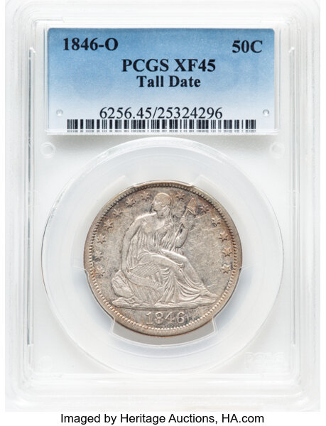 1846-O 50c Tall Date MS thumbnail 3