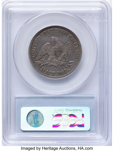 1843 50c XF40 thumbnail 2