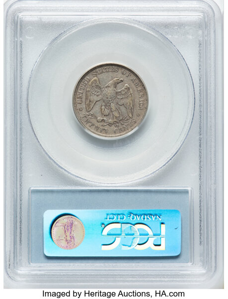Twenty-Cent Piece 20c Seated Liberty, 1875-1876 [Type] VF25 thumbnail 2