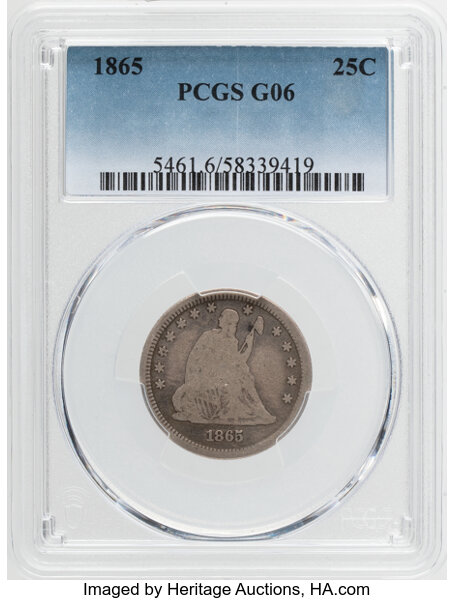 1865 25c MS thumbnail 4
