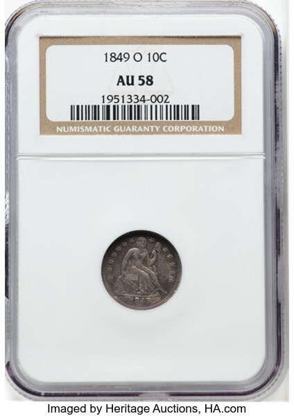 1849-O 10c MS thumbnail 3