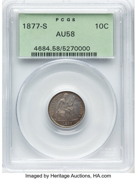 1877-S 10c MS thumbnail 2