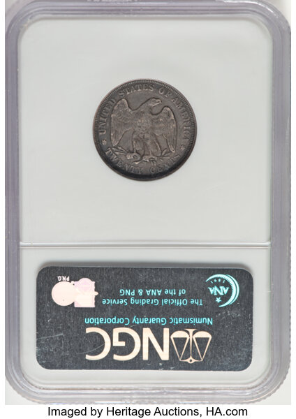 Twenty-Cent Piece 20c Seated Liberty, 1875-1876 [Type] XF40 thumbnail 2