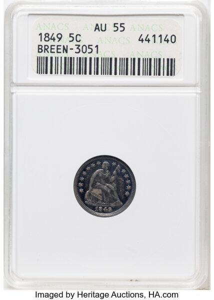 1849/6 H10c Overdate, FS-301 MS thumbnail 2