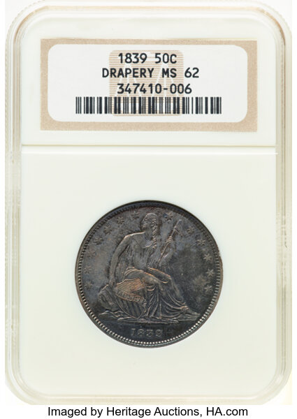 1839 50c Drapery MS PL thumbnail 4
