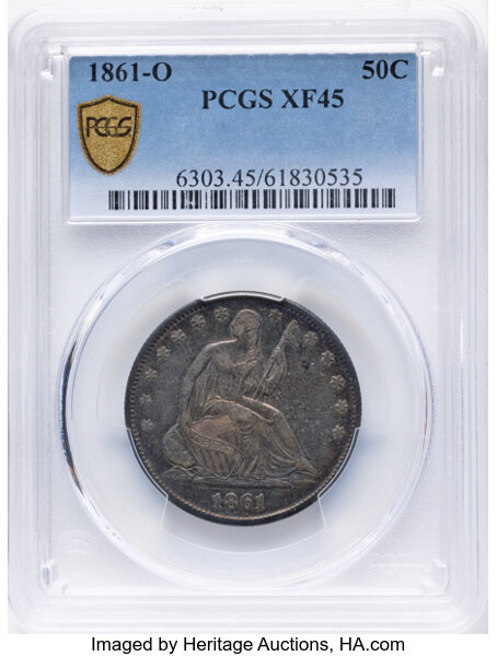 1861-O 50c Louisiana Issue, W-04 MS thumbnail 4