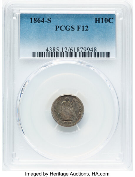 1864-S H10c MS thumbnail 2