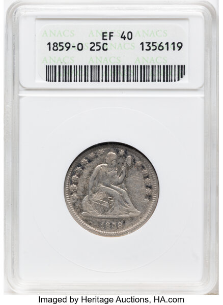 1859-O 25c MS thumbnail 4