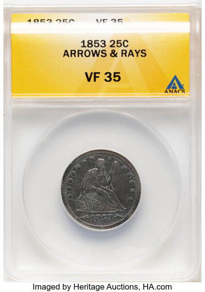 1853 25c Arrows & Rays MS thumbnail 3