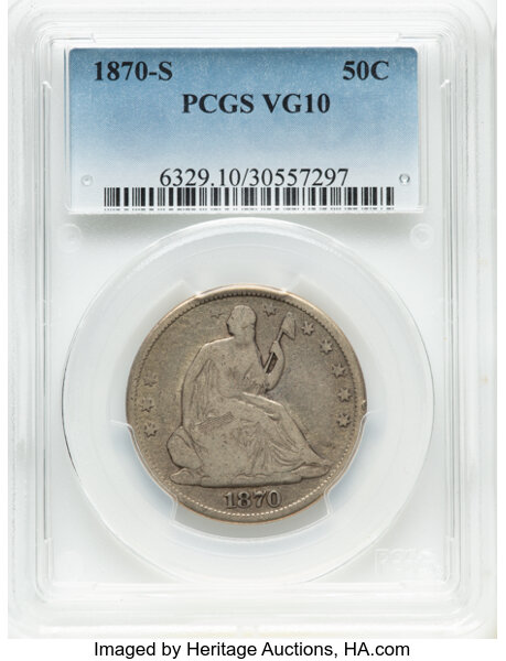 1870-S 50c MS thumbnail 3