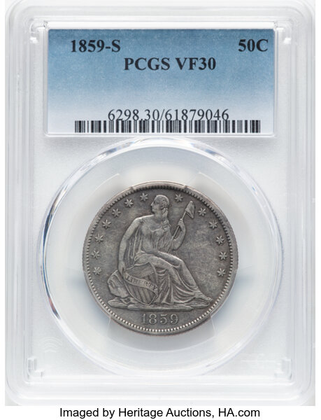 1859-S 50c MS thumbnail 4