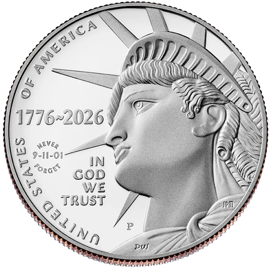 1776~2026-P 50c Enduring Liberty, Never Forget 9-11-01 Privy MS
