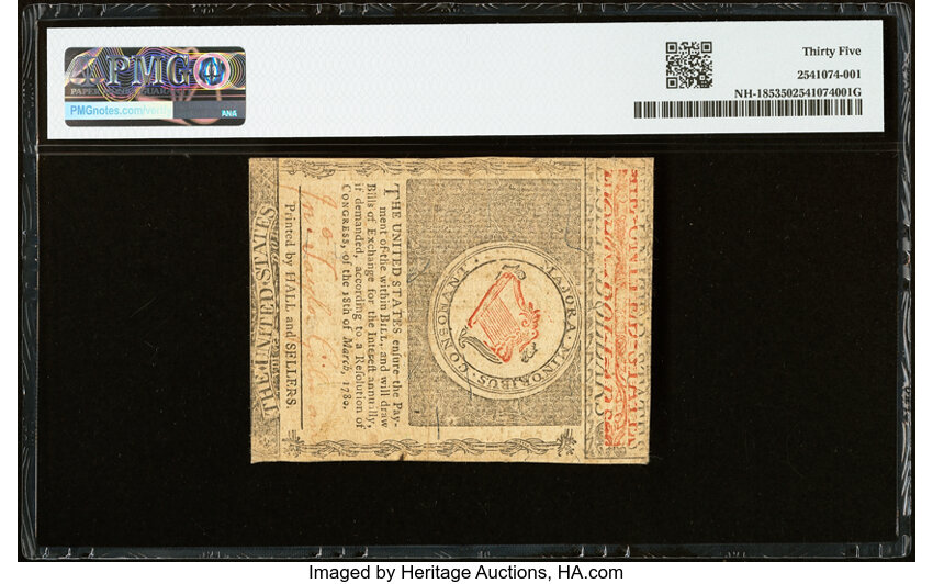Apr 29, 1780 $8  New Hampshire (Fr. NH185) thumbnail 5
