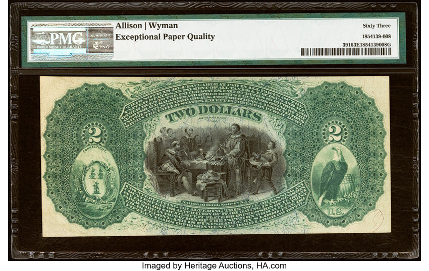 1875 $2  1st Charter Period, Scalloped Seal (Fr. 391) thumbnail 7