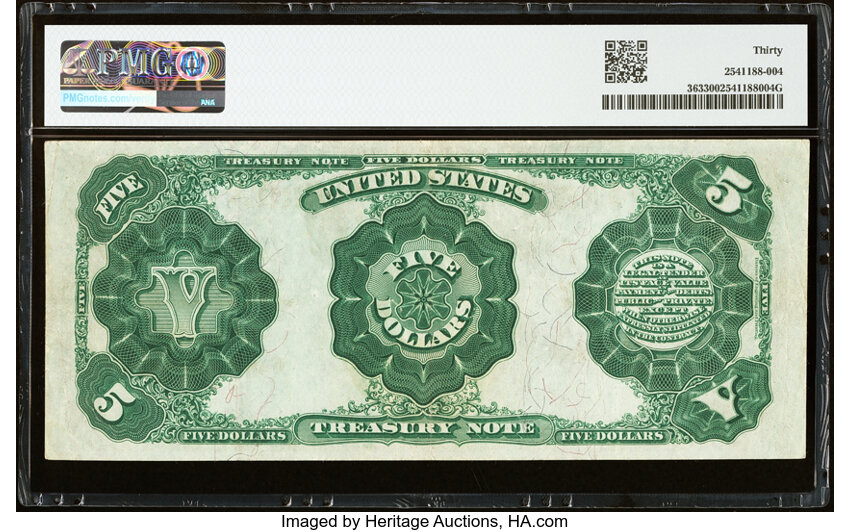 1891 $5  (Fr. 363) thumbnail 12