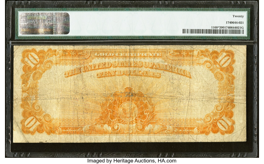 1907 $10  Replacement (Fr. 1168*) thumbnail 3