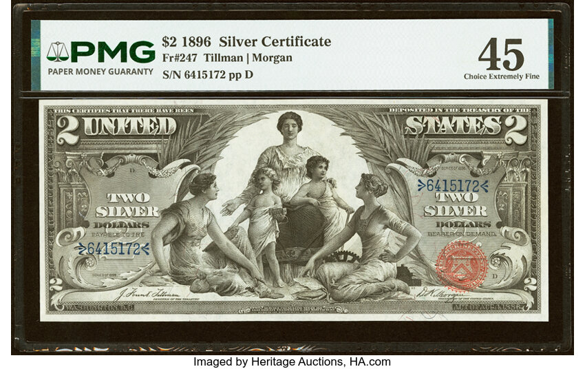 1896 $2  (Fr. 247) thumbnail 8