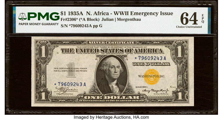 1934 $10  North Africa, Mule (Fr. 2308m) thumbnail 14