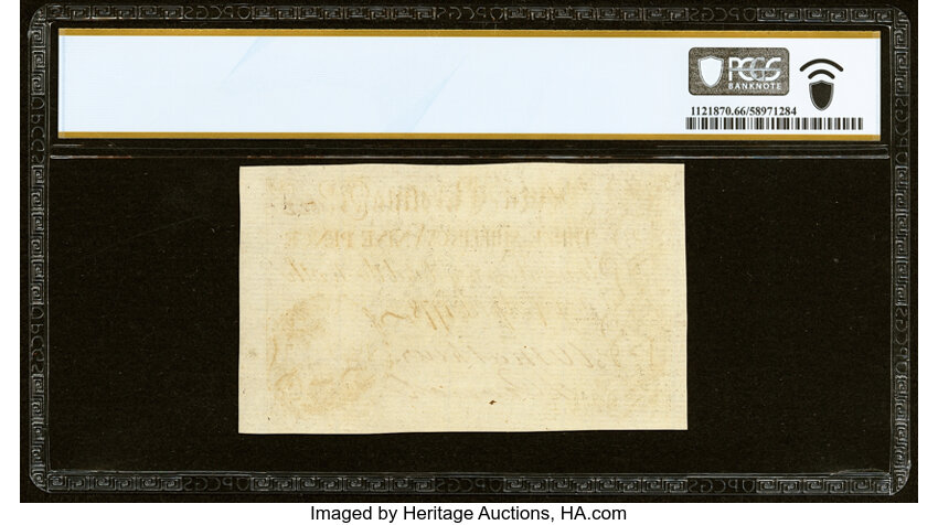 Apr 10, 1778 3s9d South Carolina (Fr. SC146) thumbnail 5