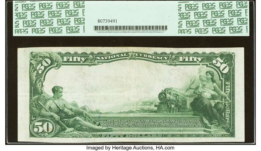 1902 $50  3rd Charter Period, 3rd Issue, Plain Back (Fr. 679) thumbnail 5