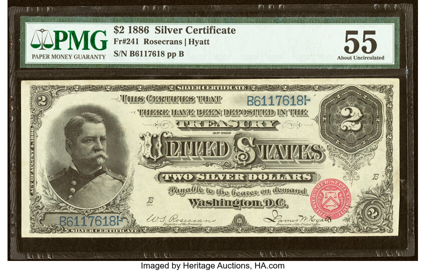 1886 $2  (Fr. 241) thumbnail 4