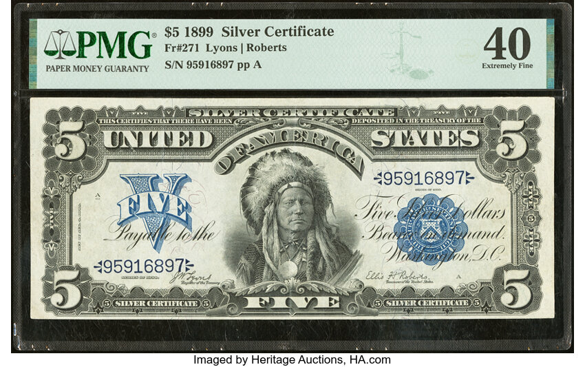 1899 $5  (Fr. 271) thumbnail 4