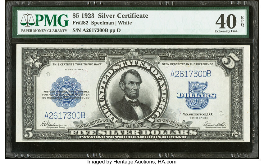 1923 $5  (Fr. 282) thumbnail 11