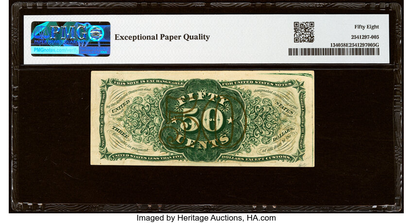  50c Head of General Spinner (Fr. 1340) thumbnail 7