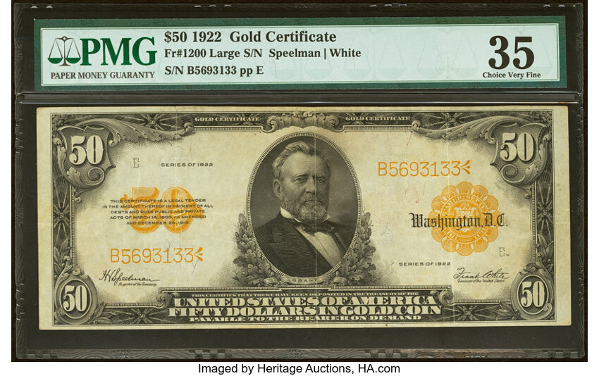 1922 $50  (Fr. 1200) thumbnail 6