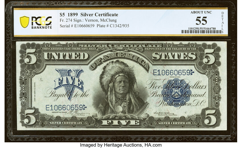 1899 $5  (Fr. 274) thumbnail 4