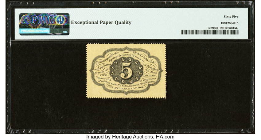  5c Jefferson Postage Stamp Obverse (Fr. 1229) thumbnail 10