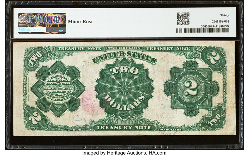 1891 $2  (Fr. 356) thumbnail 6