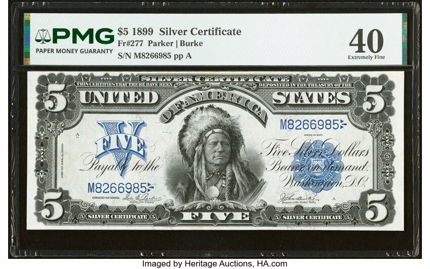 1899 $5  (Fr. 277) thumbnail 3