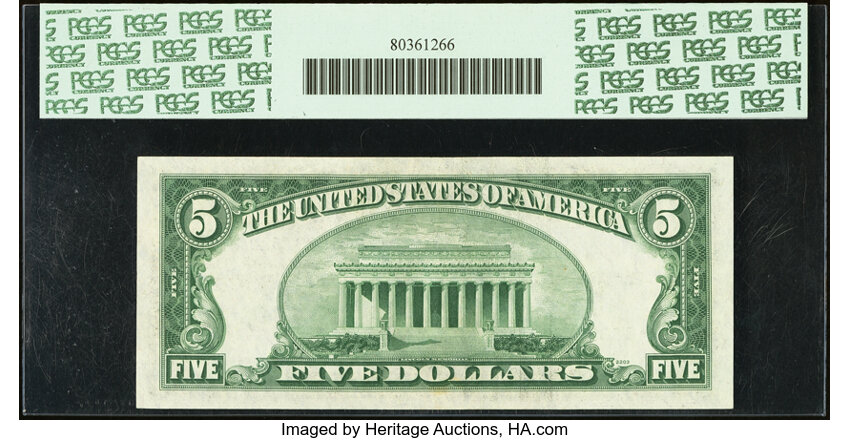 1953 $5  Star Replacement (Fr. 1655*) thumbnail 4
