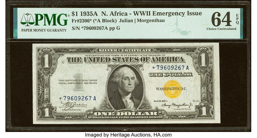 1934 $10  North Africa, Mule (Fr. 2308m) thumbnail 13